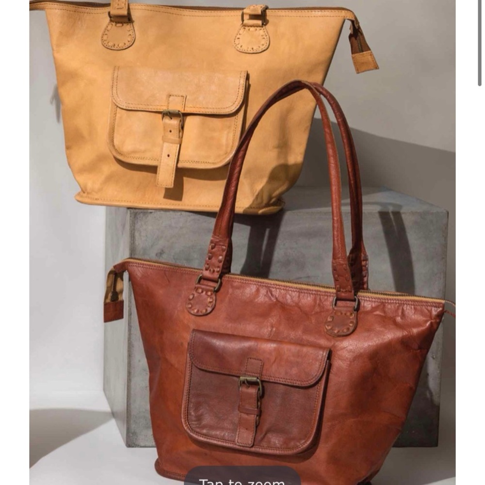 Noonday Rustic Leather Tote